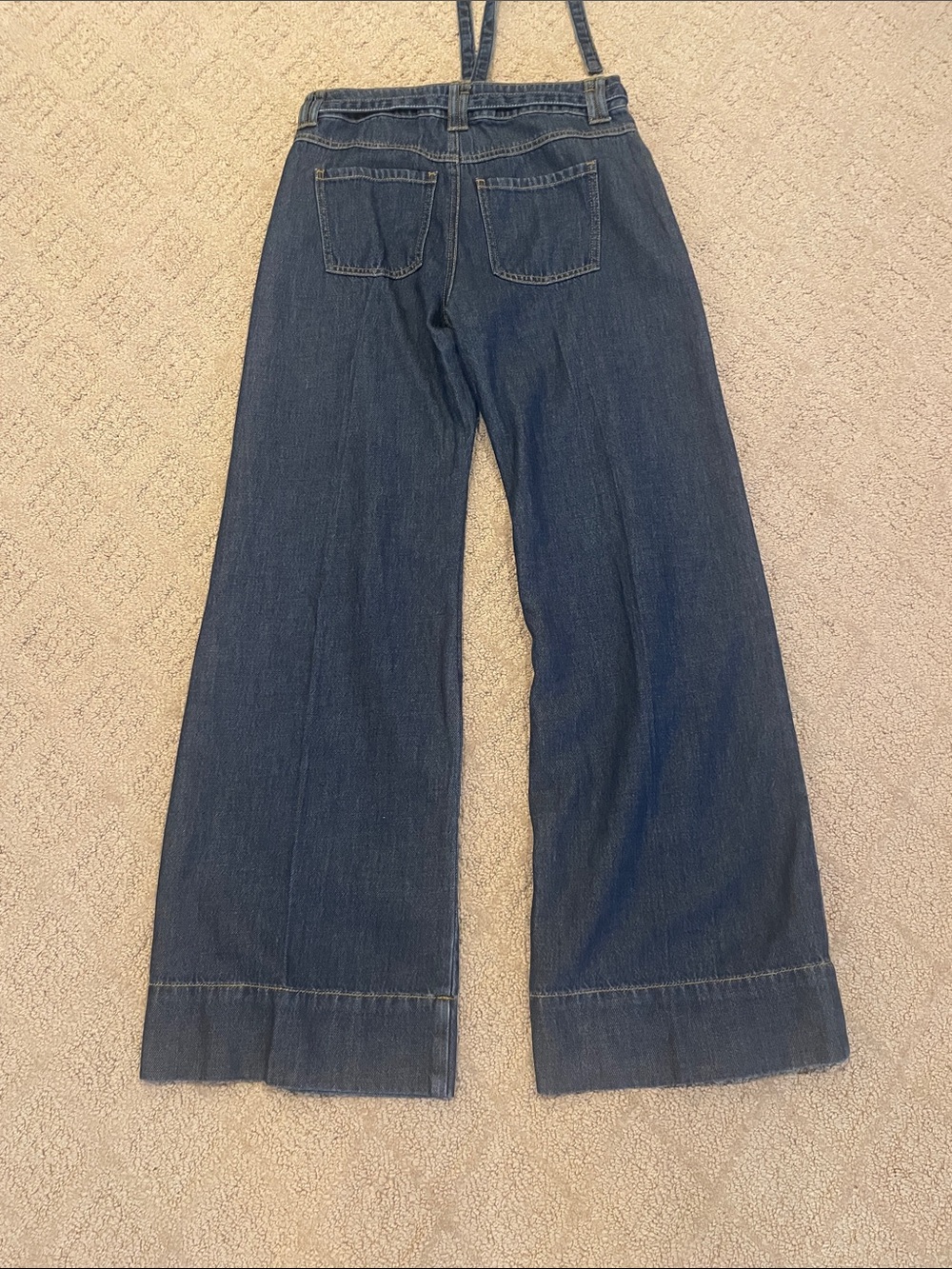 CAbi Dark Blue Wide-Leg Tie-Waist Jeans - Picture 5 of 6